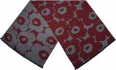 sjaal met bloemenprint dames 180 x 63 cm polyester rood