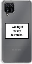 Case Company® - Samsung Galaxy A12 hoesje - Fight for my fairytale - Soft Cover Telefoonhoesje - Bescherming aan alle Kanten en Schermrand