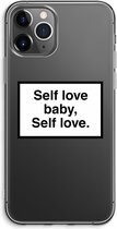 Case Company® - iPhone 11 Pro Max hoesje - Self love - Soft Cover Telefoonhoesje - Bescherming aan alle Kanten en Schermrand