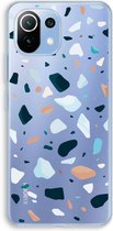 Case Company® - Xiaomi Mi 11 Lite hoesje - Terrazzo N°13 - Soft Cover Telefoonhoesje - Bescherming aan alle Kanten en Schermrand