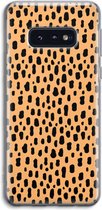 Case Company® - Samsung Galaxy S10e hoesje - Panter - Soft Cover Telefoonhoesje - Bescherming aan alle Kanten en Schermrand