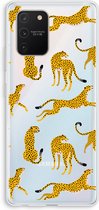 Case Company® - Samsung Galaxy S10 Lite hoesje - Luipaard - Soft Cover Telefoonhoesje - Bescherming aan alle Kanten en Schermrand