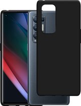 Cazy Oppo Find X3 Neo hoesje - Soft TPU case - Zwart