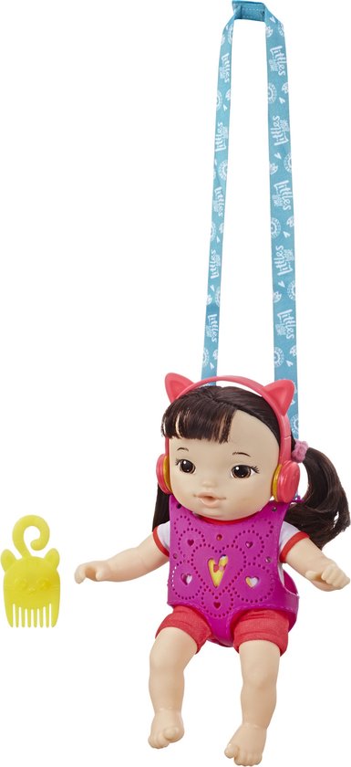 Hasbro Littles Baby Alive - Carry 'n go squad Iris met toebehoren - pop