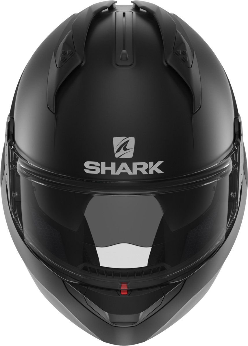 SHARK EVO GT BLANK Motorhelm Systeemhelm MAT Zwart - Maat XL – foto 7