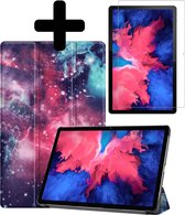 Lenovo Tab P11 Hoes Luxe Hoesje Book Case Cover Met Screenprotector - Galaxy