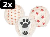 2x RATEL BALLEN JUTE 5X5X5CM 3ST