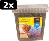2x VIJVERKORREL DRIJF 3MM 1KG 2,5LTR