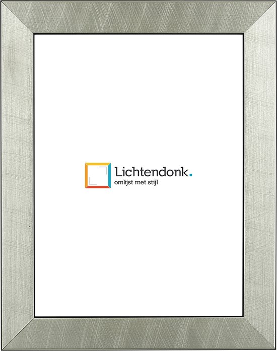 Cadre photo - Argent chaud - Effet rayures - Format photo 45x80 - ACRYLITE® antireflet - Art.nr. 10285145803