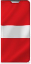 Telefoon Hoesje Geschikt voor Samsung Galaxy A53 Book Case Deense Vlag