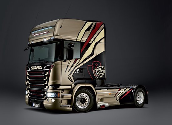 Italeri Modelbouwpakket Vrachtwagens - 3930 Scania R730 Streamline -Team Chimera- Plastic - 1:24 -