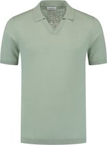 Purewhite -  Heren Regular Fit   Polo  - Groen - Maat XXL