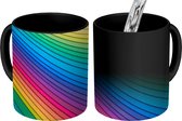 Magische Mok - Foto op Warmte Mok - Regenboog gekleurd papier - 350 ML - Uitdeelcadeautjes