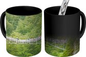 Magische Mok - Foto op Warmte Mok - Hangbrug in het Nationaal Park Bayerischer Wald - 350 ML - Uitdeelcadeautjes