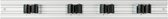 40 155 Prax houderrail voor apparatuur (l x b) 480 mm x 54 mm 1 stuk(s)