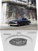 Wasmachine beschermer mat - Cuba - Oldtimer - Auto - Breedte 60 cm x hoogte 60 cm