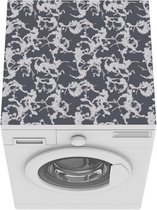 Wasmachine beschermer mat - Patronen - Zwart Wit - Camouflage - Breedte 60 cm x hoogte 60 cm