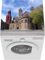 Wasmachine beschermer mat - Oud - Architectuur - Maastricht - Breedte 60 cm x hoogte 60 cm