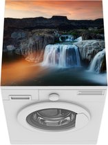 Wasmachine beschermer mat - Shoshone Falls met Bergen - Breedte 60 cm x hoogte 60 cm
