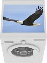 Wasmachine beschermer mat - Een vliegende Amerikaanse zeearend - Breedte 55 cm x hoogte 45 cm