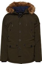 Indicode Jeans winterparka Olijfgroen-M