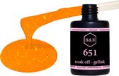 Gellak - 651 - 15 ml | B&N - soak off gellak