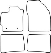 Mattenset Toyota Prius 2009 - 2012