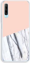 Case Company® - Huawei P Smart Pro hoesje - A touch of peach - Soft Cover Telefoonhoesje - Bescherming aan alle Kanten en Schermrand
