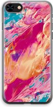 Case Company® - iPhone 8 hoesje - Pastel Echoes - Soft Cover Telefoonhoesje - Bescherming aan alle Kanten en Schermrand