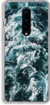 Case Company® - OnePlus 8 hoesje - Zee golf - Soft Cover Telefoonhoesje - Bescherming aan alle Kanten en Schermrand