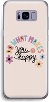 Case Company® - Samsung Galaxy S8 Plus hoesje - Happy days - Soft Cover Telefoonhoesje - Bescherming aan alle Kanten en Schermrand