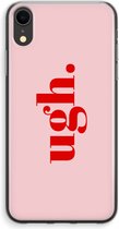 Case Company® - iPhone XR hoesje - Ugh - Soft Cover Telefoonhoesje - Bescherming aan alle Kanten en Schermrand