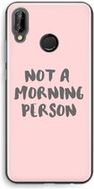 Case Company® - Huawei P20 Lite hoesje - Morning person - Soft Cover Telefoonhoesje - Bescherming aan alle Kanten en Schermrand