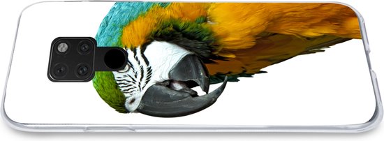 Coque Huawei P40 Lite - Perroquet - Vogel - Ressorts - Portrait - Coque de téléphone en Siliconen