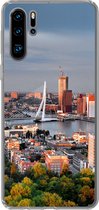 Geschikt voor Huawei P30 Pro hoesje - Rotterdam - Skyline - Boom - Siliconen Telefoonhoesje