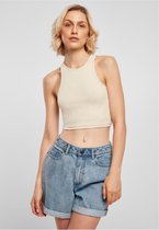 Urban Classics Crop top -XL- Rib Groen