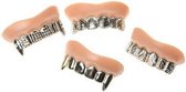 tanden Grillz 7 cm zilver