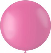 ballon Rosey Pink 78 cm latex donkerroze