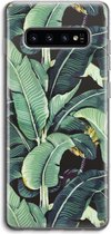 Case Company® - Samsung Galaxy S10 4G hoesje - Bananenbladeren - Soft Cover Telefoonhoesje - Bescherming aan alle Kanten en Schermrand