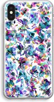 Case Company® - iPhone XS hoesje - Hibiscus Flowers - Soft Cover Telefoonhoesje - Bescherming aan alle Kanten en Schermrand