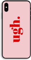 Case Company® - iPhone XS Max hoesje - Ugh - Biologisch Afbreekbaar Telefoonhoesje - Bescherming alle Kanten en Schermrand