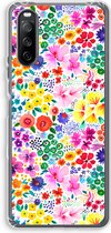 Case Company® - Sony Xperia 10 III hoesje - Little Flowers - Soft Cover Telefoonhoesje - Bescherming aan alle Kanten en Schermrand