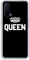 Case Company® - OnePlus Nord CE 5G hoesje - Queen zwart - Soft Cover Telefoonhoesje - Bescherming aan alle Kanten en Schermrand