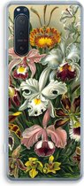Case Company® - Sony Xperia 5 II hoesje - Haeckel Orchidae - Soft Cover Telefoonhoesje - Bescherming aan alle Kanten en Schermrand