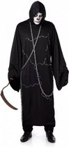 verkleedkostuum Ghoustly Ghoul heren polyester zwart mt S