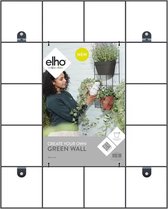 Elho Loft Urban Green Wall Grille 48 - Accessoires pour Extérieur - Ø 47.3 x H 59.0 cm - Noir