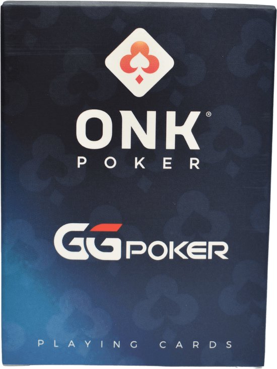 Thumbnail van een extra afbeelding van het spel ONK Poker Kaarten New Style Blauw