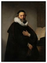 Johannes Uytenbogaert, Rembrandt van Rijn - Foto op Akoestisch paneel - 120 x 160 cm