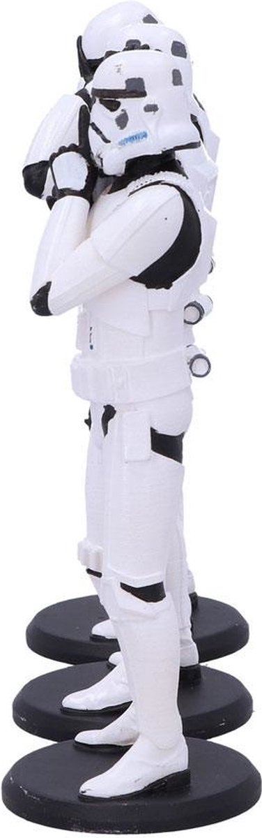 Figurina Nemesis Now Stormtrooper Tre Saggi – Star Wars, Bianco, 14 Cm, Collezione