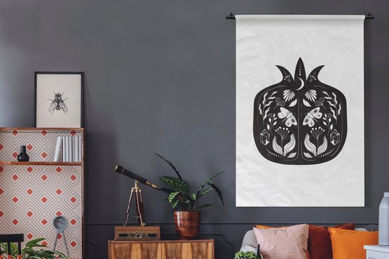 Tapisserie - Tapisserie - Art moderne avec une grenade - 120x180 cm - Tapisserie